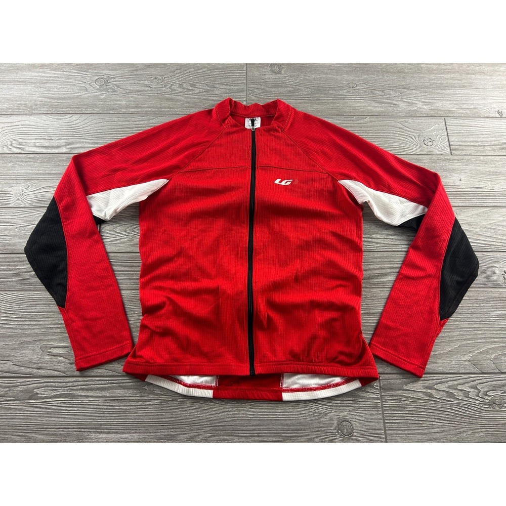 Louis Garneau Thermal Jersey 2 Jacket Full Zip Red Women's Size XL